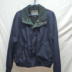 Pacific Trail Men's Navy and Green Windbreaker